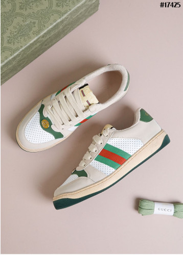 🔆[GUCCI] 구찌 GG 스크리너 레더 스니커즈 🔆