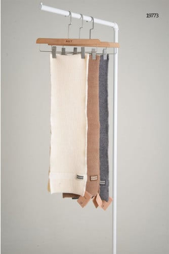 🔆 [MIUMIU] 미우미우 로고패치 골지 울 머플러🔆