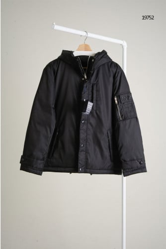 🔆 [PRADA] 프라다 남성 테크니컬 패브릭 후드 다운 자켓 🔆