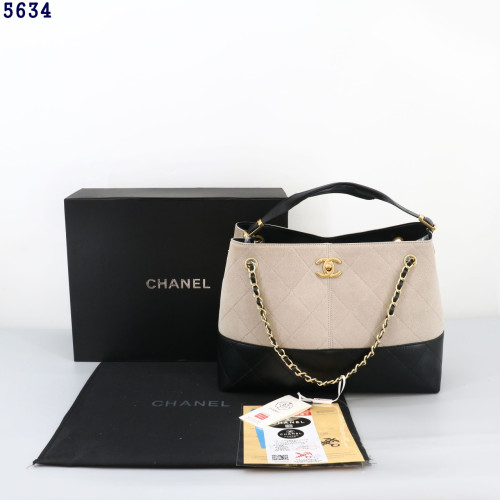 👹샤넬 투톤 공방 스웨이드 쇼퍼백 미듐👹