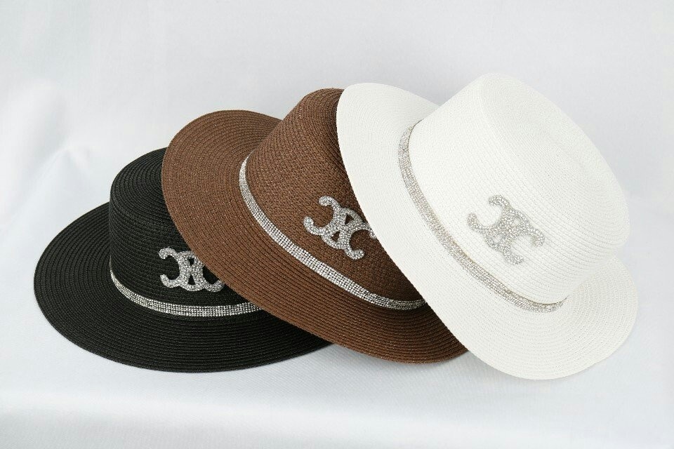 👹셀린느 정면로고 페도라 버킷햇👹