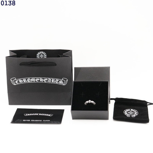 👹크롬하츠 베이비 클래식 더블 플로랄 크로스 링👹