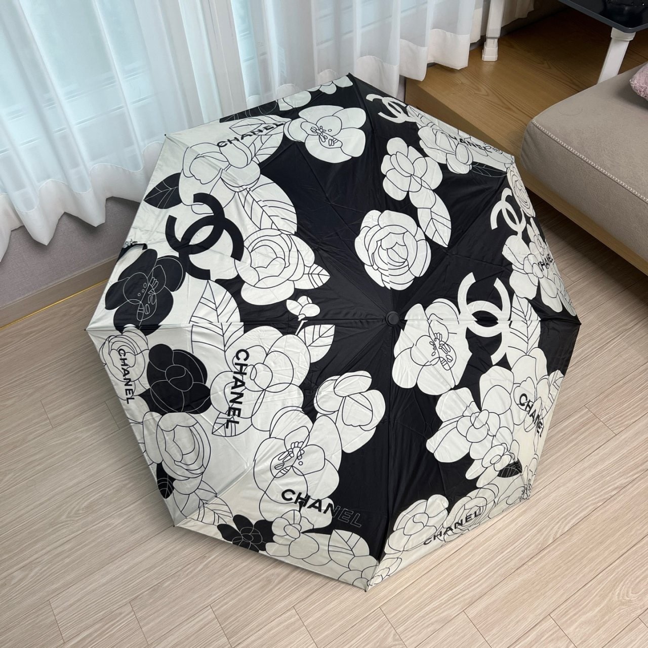 👹샤넬 C001 멀티 플라워 3단 자동우산 & 양산 겸용👹