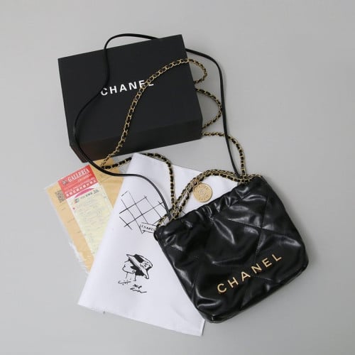 👹샤넬 22백 미니 금장 크로스백👹