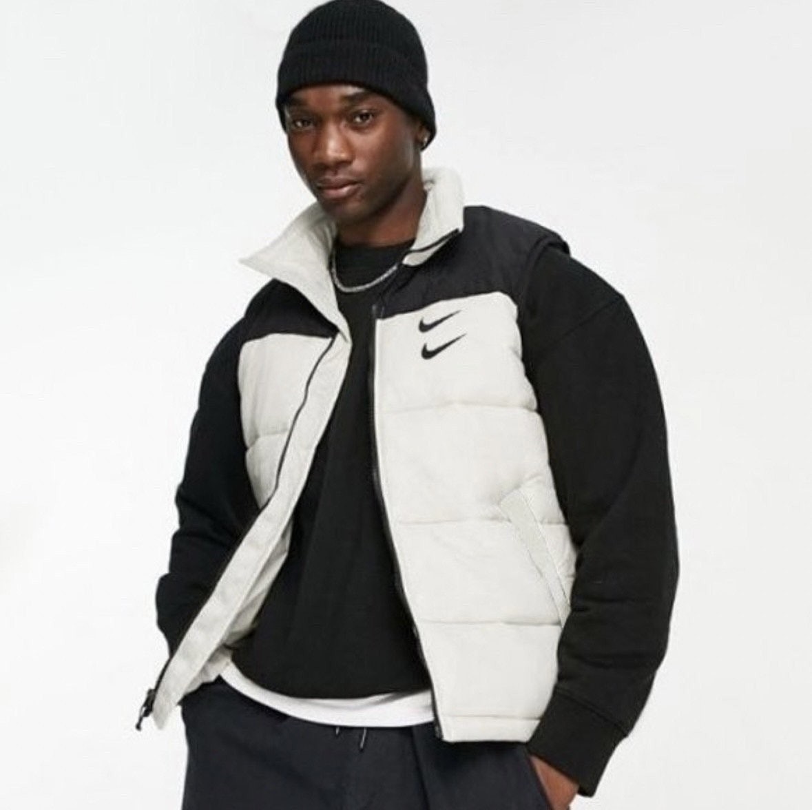 💕 나** 더블로고 패딩베스트