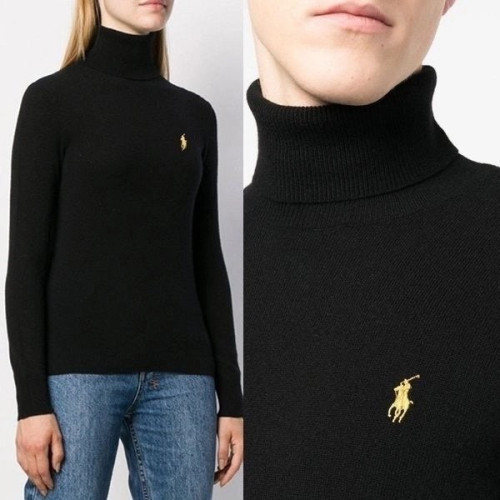 💕 폴* 골드로고 터틀넥 니트