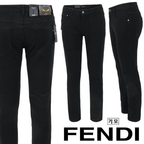 💕 펜* 옐로우 로고 블랙 슬림 일자진 ☆기모 원단☆