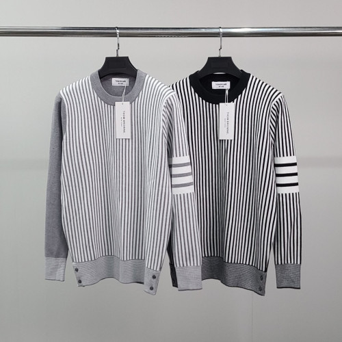 💕 톰* 사선완장 스트라이프 울 니트