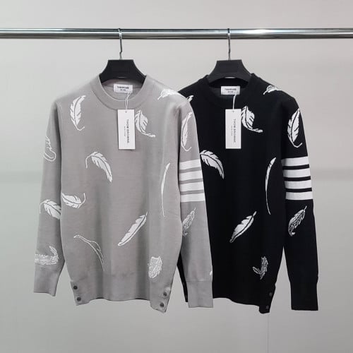 💕 톰* 사선완장 패더 울 니트