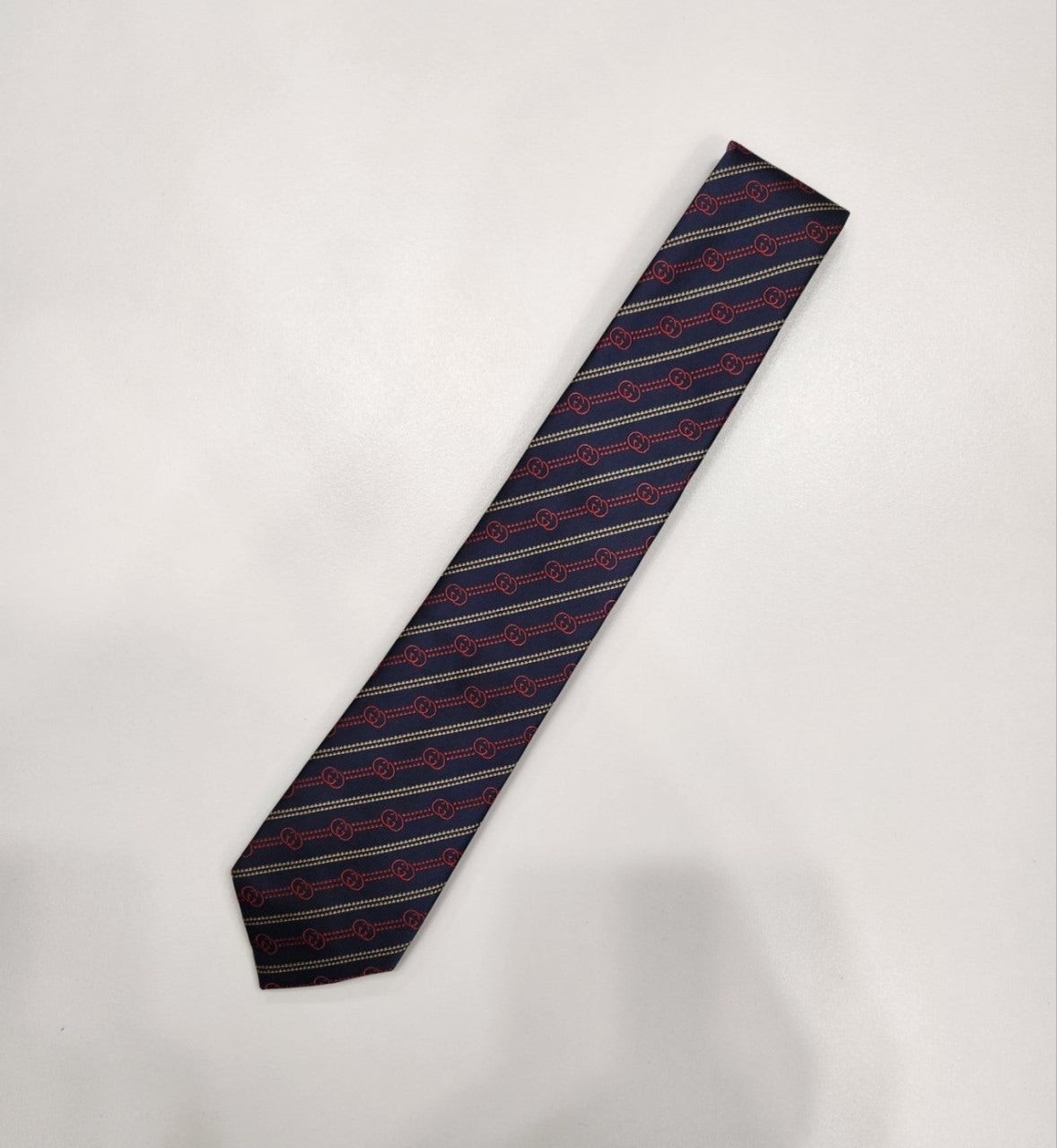 💕 구* 인터로킹 G 사선 실크 넥타이