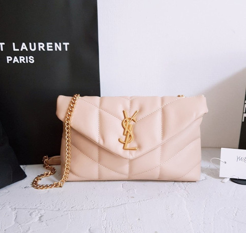 💕 생** 고급 루루 푸퍼 미니 토이백 핑크 금장