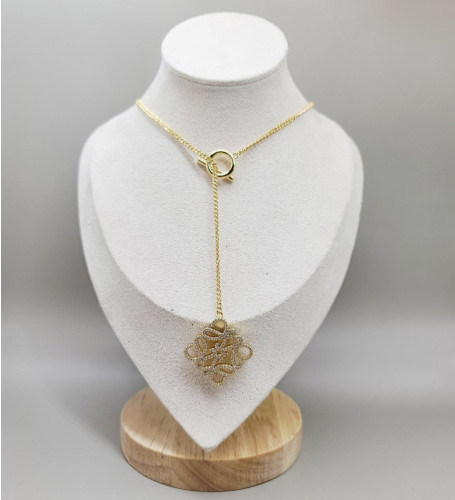 💕 로** 아나그램 보석 펜던트 라지 목걸이