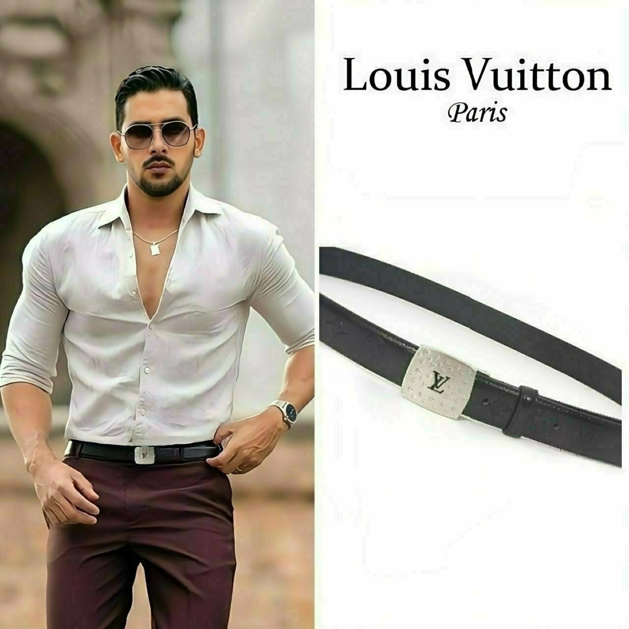 💕 루* LV사각장식 벨트