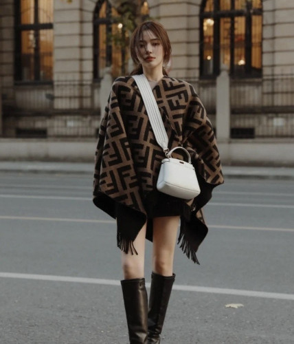 💕 펜* 리버서블 판초