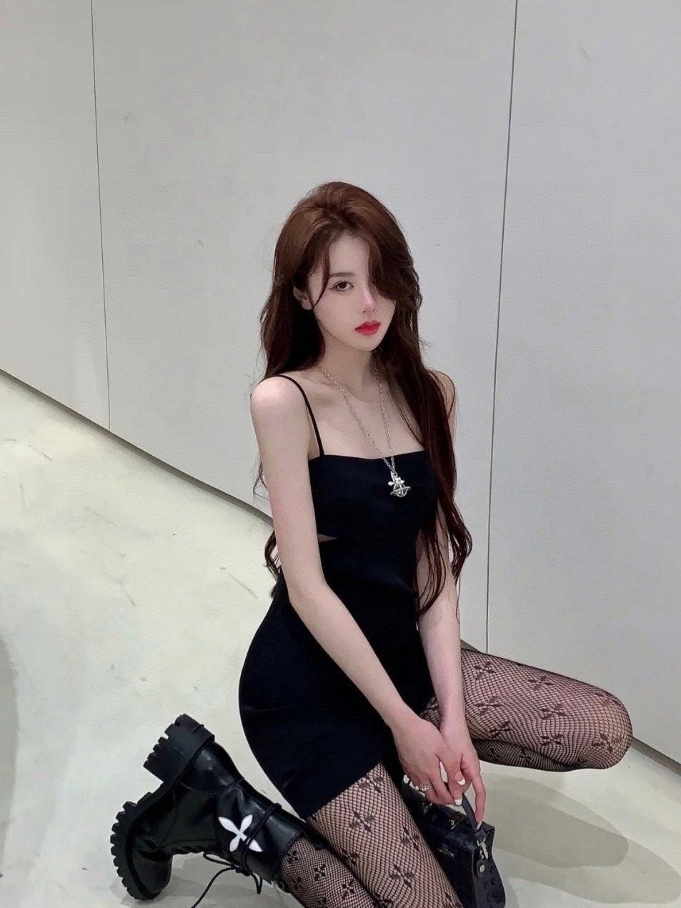 💕 크* 로고 스타킹