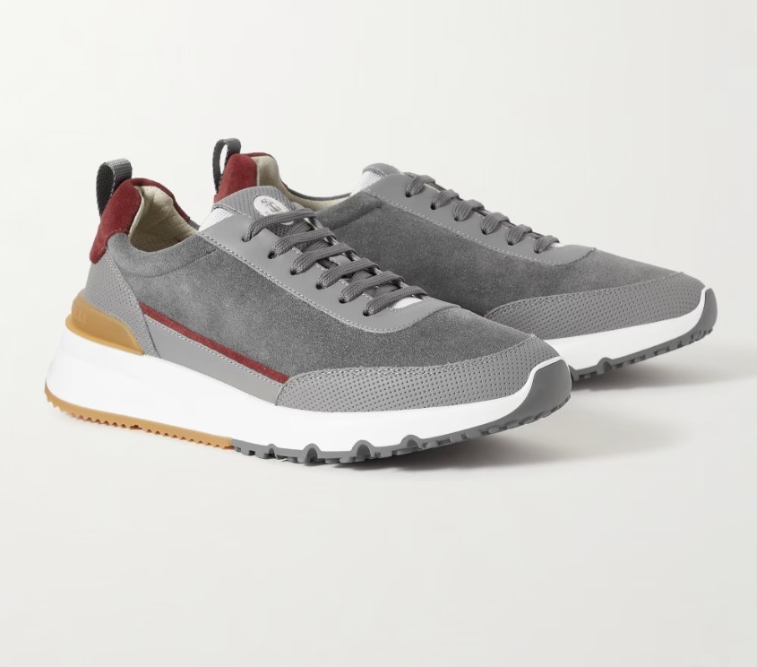 #브루넬로쿠치넬리 [ B*unello Cucinell ] 수입 레더트림 스웨이드 스니커즈 입고💢 #신발