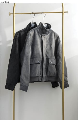 #메종마르지엘라 [Maison Margiela] 로고 패치 스웨이드 자켓 신상입고💢 #상의 #자켓 #12435