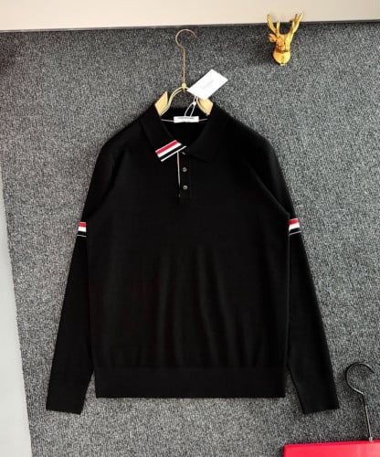 🚨톰브라운 암밴드 넥삼선 양모 카라티