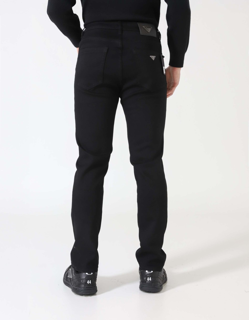 #프라다 [ P*ADA ] 수입 클래식 삼각로고 블랙 진입고💢 #남성하의 #청바지