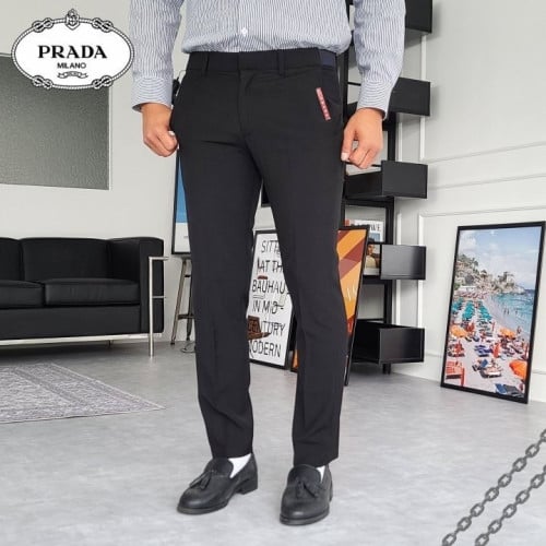 PRD 패치 밴딩 슬랙스 팬츠