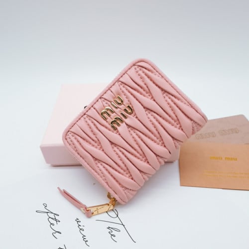 #G#미우미우 마테라쎄 나파 지퍼 카드지갑