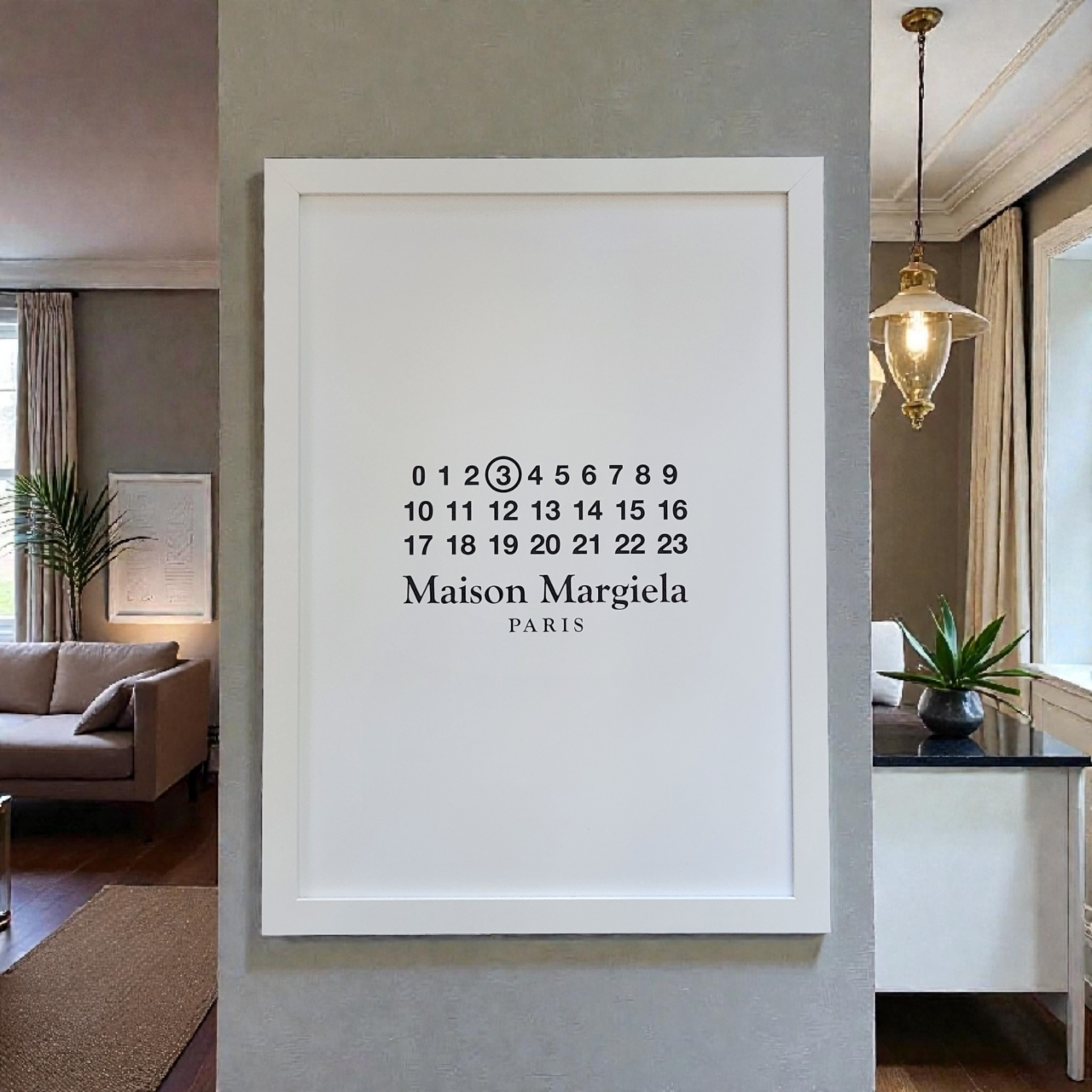 [419번] #메종마르지엘라 사진 포스터 액자