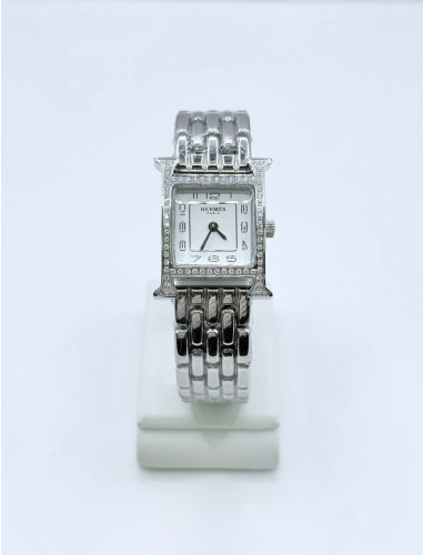 에르메스 실버 메탈 워치