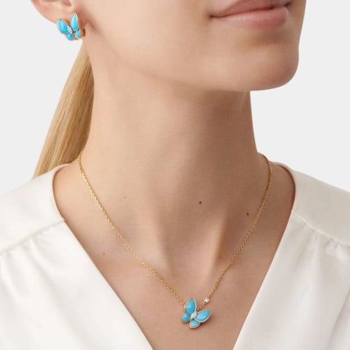 반클리프 투 버터플라이 펜던트 목걸이