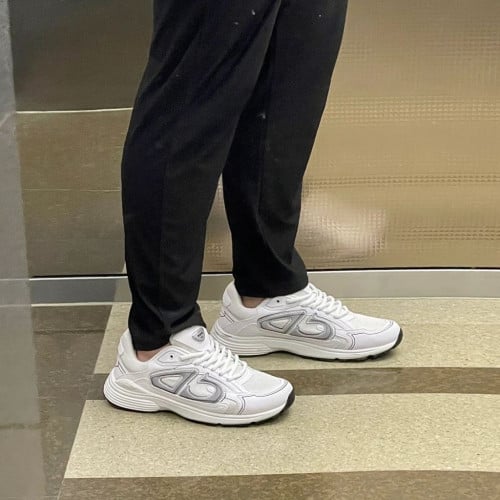 디올 B30 스니커즈 메쉬 테크니컬 패브릭 화이트