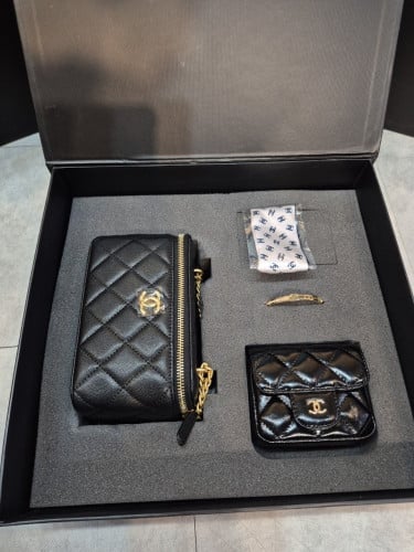 샤넬 베니티 블랙 4종 세트