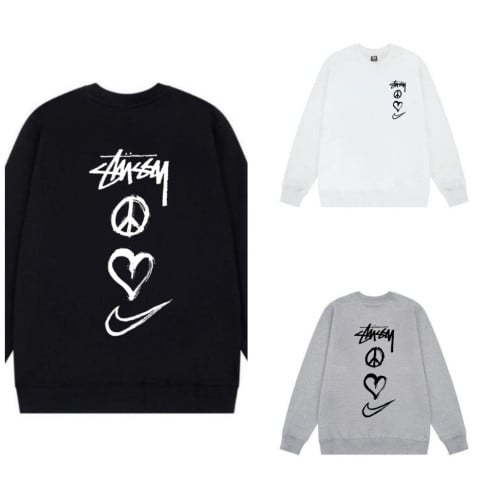 스투시 X 나이키 콜라보 러브피스 맨투맨