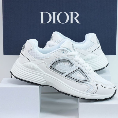 디올 GPO02 B30 메쉬 테크니컬 패브릭 화이트 스니커즈