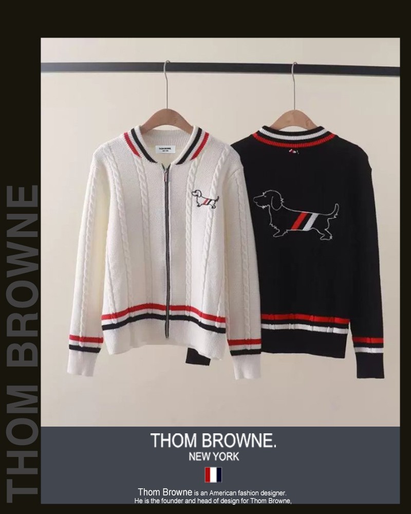 톰브라운 여성 901 헥터 니트 집업 니트