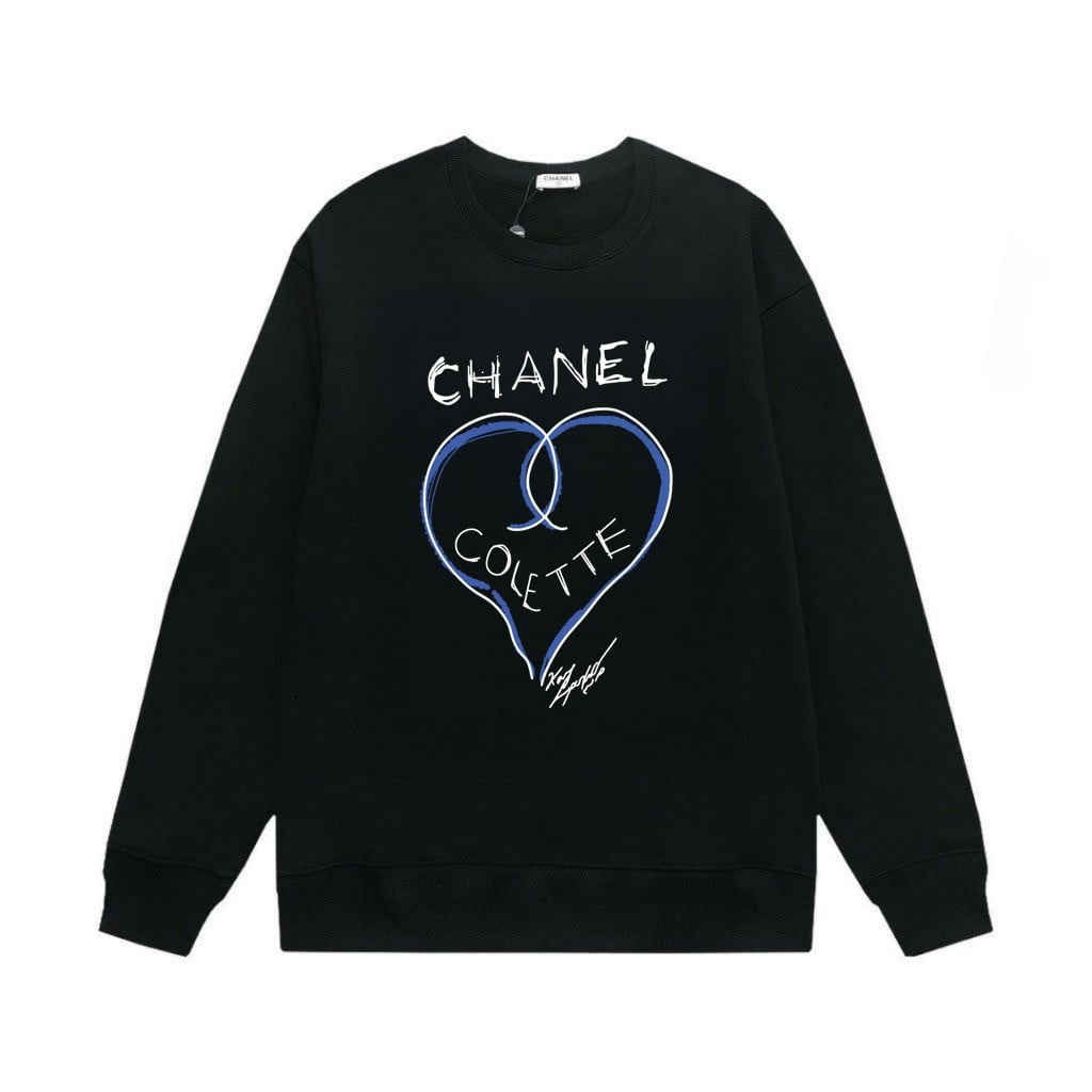 샤넬 하트 콜레트 라운드 맨투맨