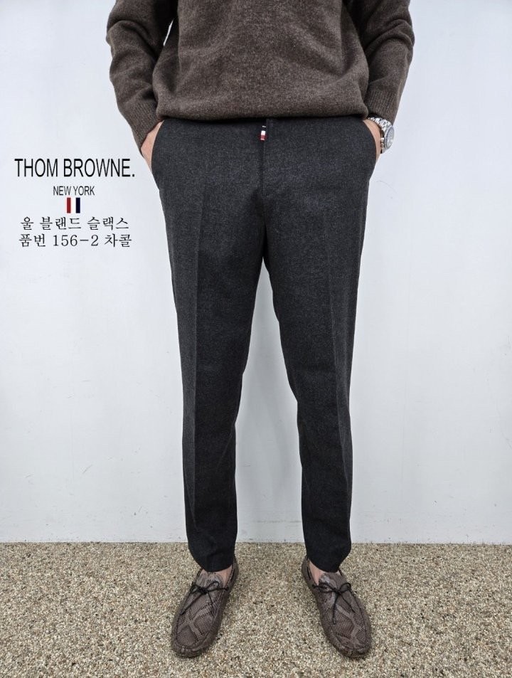 톰브라운 울 블랜딩 슬랙스