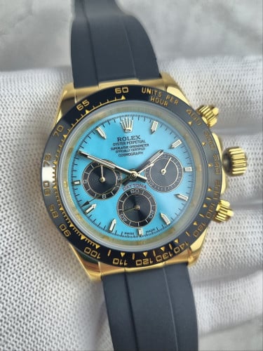 로렉스 데이토나 더콰이즈 블루 다이얼 시계