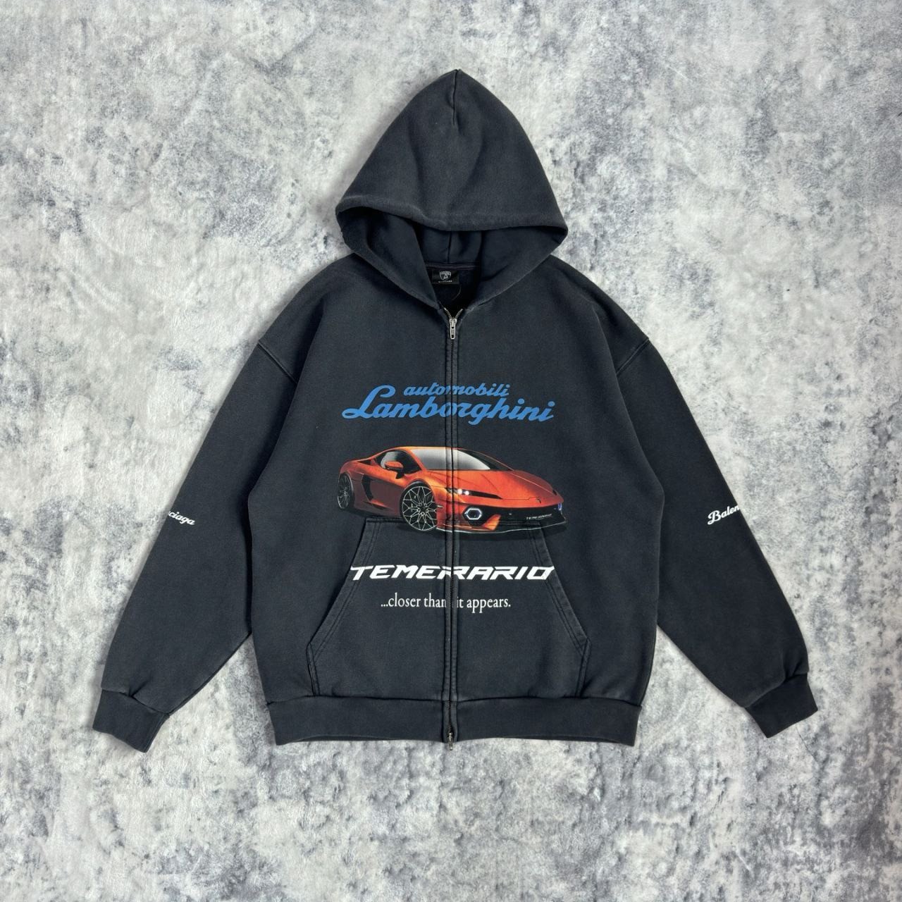 발렌시아* x 람보르기니 25 오토모빌리 후드집업