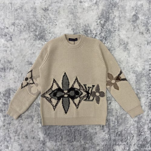 루이비* 25 그래픽 모노그램 플라워 니트