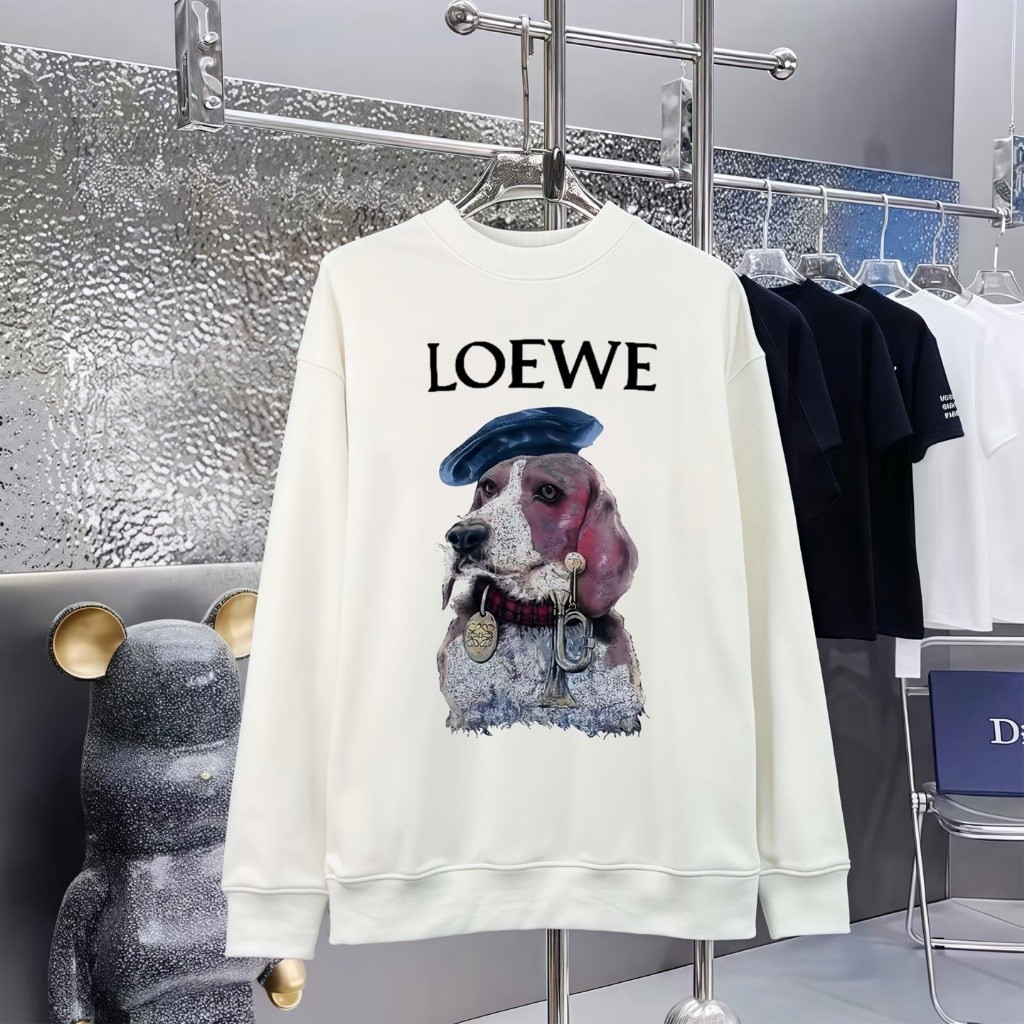 로에베 베레모 바셋하운드 맨투맨