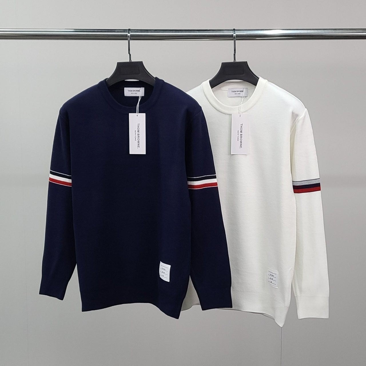 💕 톰* 스티치 라운드 니트