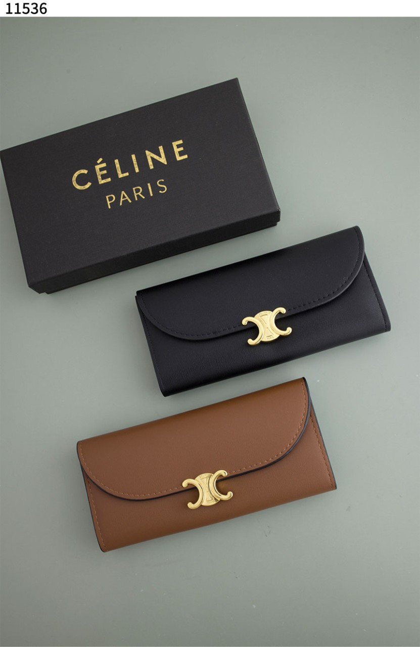 #셀린느 [CELINE] 롱 트리옹프 플랩 장지갑 신상입고💢 #지갑 #11536