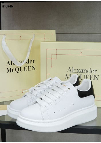 🔆 [Alexander McQUEEN] 알렉산더맥퀸 오버솔 스니커즈 화이트 블랙탭