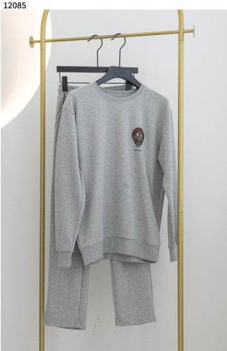 #크롬하츠 [Chrome Hearts] 컬러 로고 라운드 맨투맨 트레이닝 기모 셋 신상입고💢 #세트 #12085