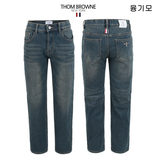 💕 톰* 융기모 틴워싱 히든밴딩 일자팬츠