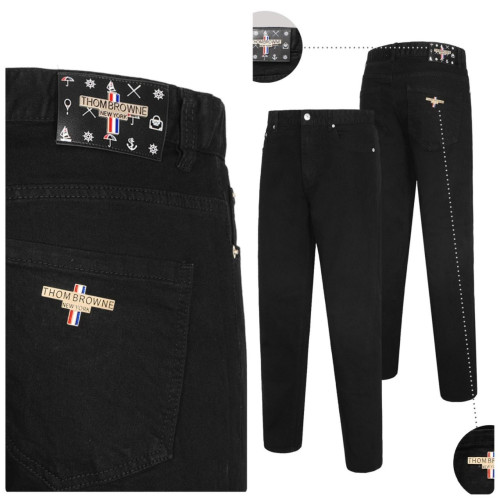 💕 톰* 메탈 레더패치 블랙진 (여성사이즈 추가!)