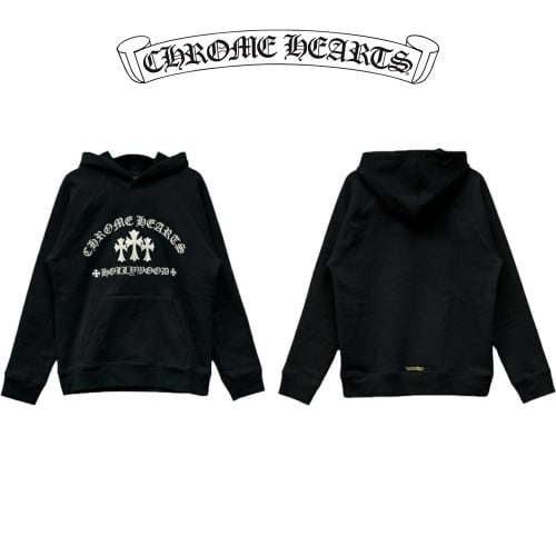  크*하* 자수 후드(블랙)