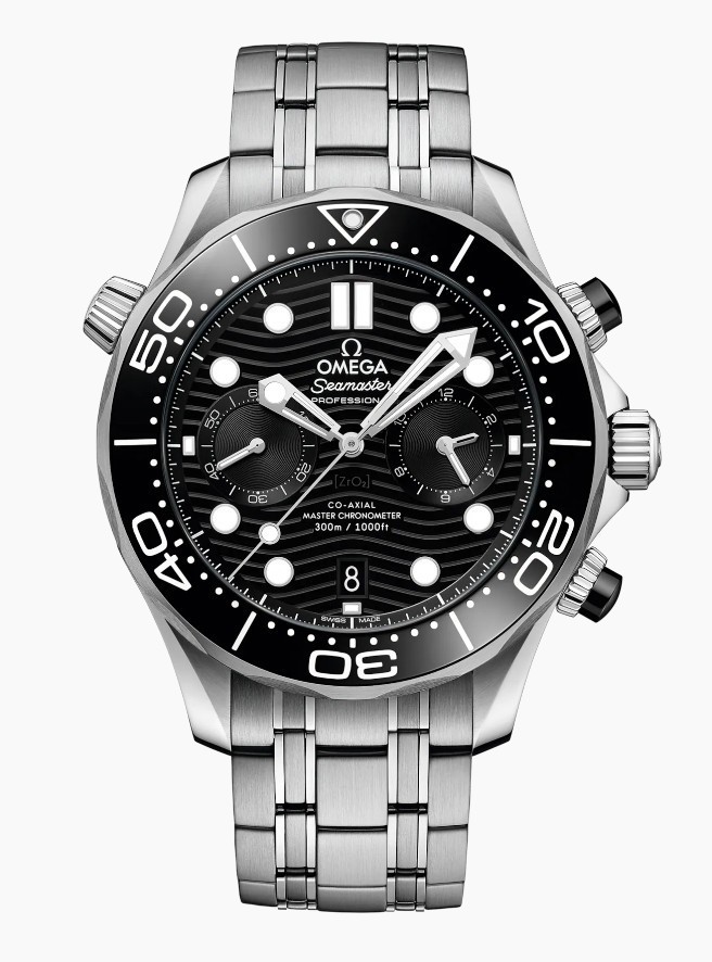 오메* 코액시얼 씨마스터 다이버300M 블랙다이얼