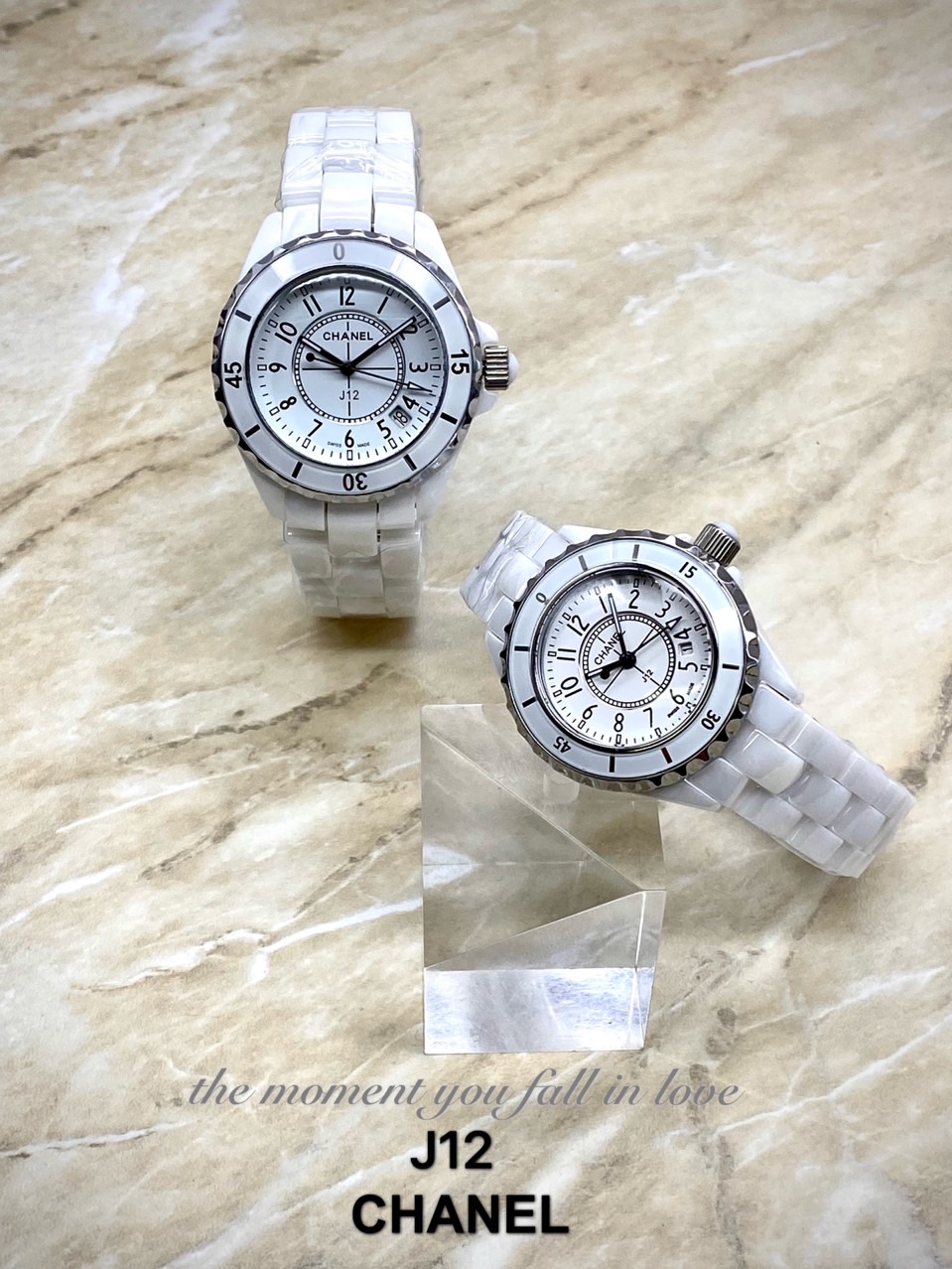 샤* J12 화이트베젤 화이트다이얼