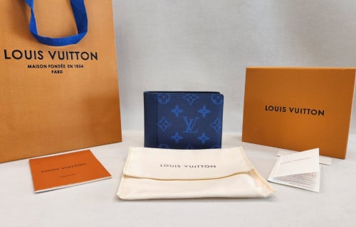루*이비통 멀티플 월릿 반지갑 블루 30299 (최상위)