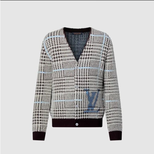 2025 루*이비통 (최상위버전) 텍스처드 플레드 가디건 입고